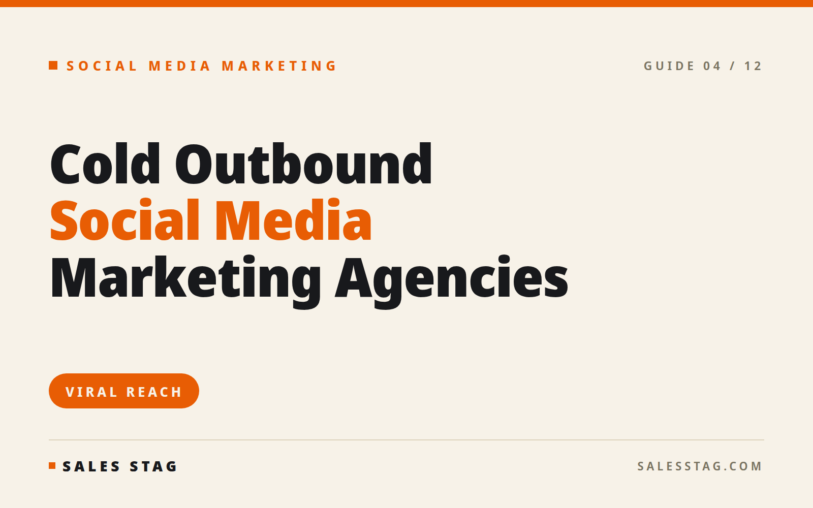 Sales Stag for Social Media Marketing